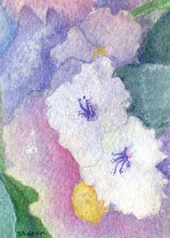 "Springtime" by Sharon Feathers, Ringle WI - Mixed media